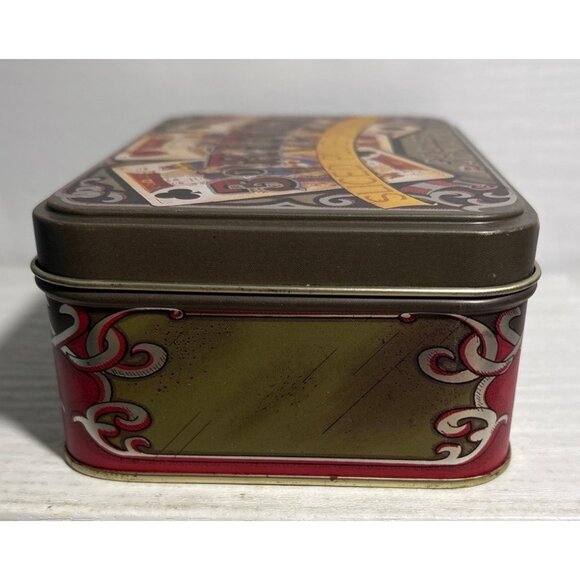 Plain Tree Tobacco Tin Box Sliced Plug Smoking Pocket Package Playing Card 5.5" - Picture 6 of 10